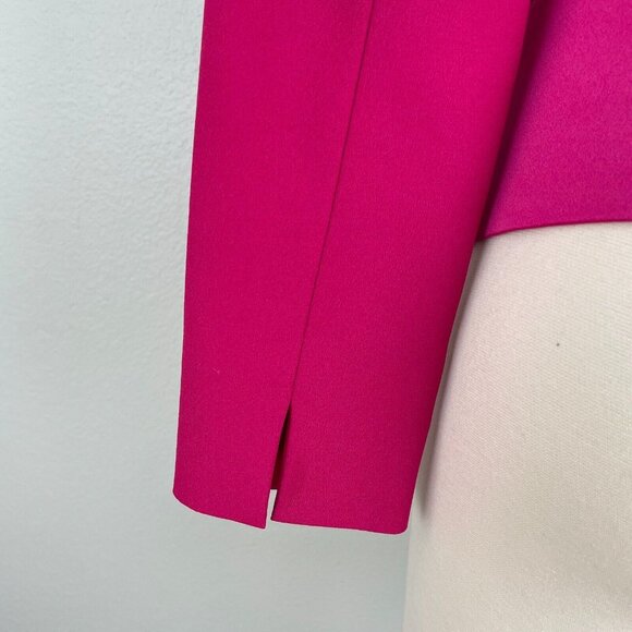 Aryn K. Womens Size Small Fuchsia Blazer Hook Closure Jacket Sexy - Picture 10 of 13